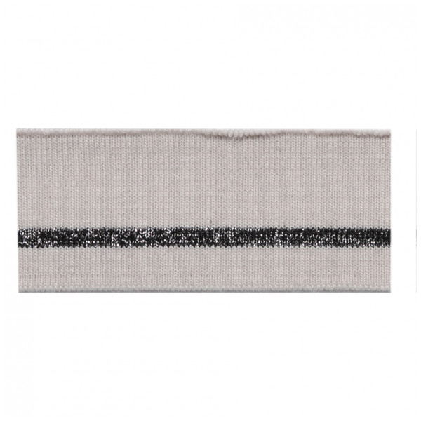 Довяз (манжета), цвет  грязно-серый+черный+люрекс